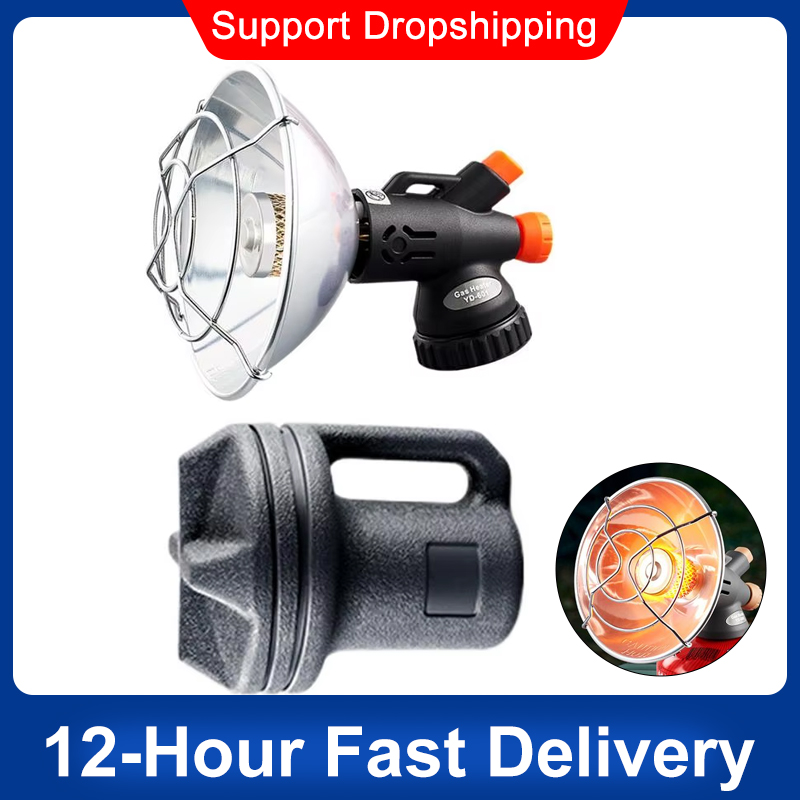 Outdoor Hunting Heater - Black/Gray Propane Heater Stainless Steel Mini