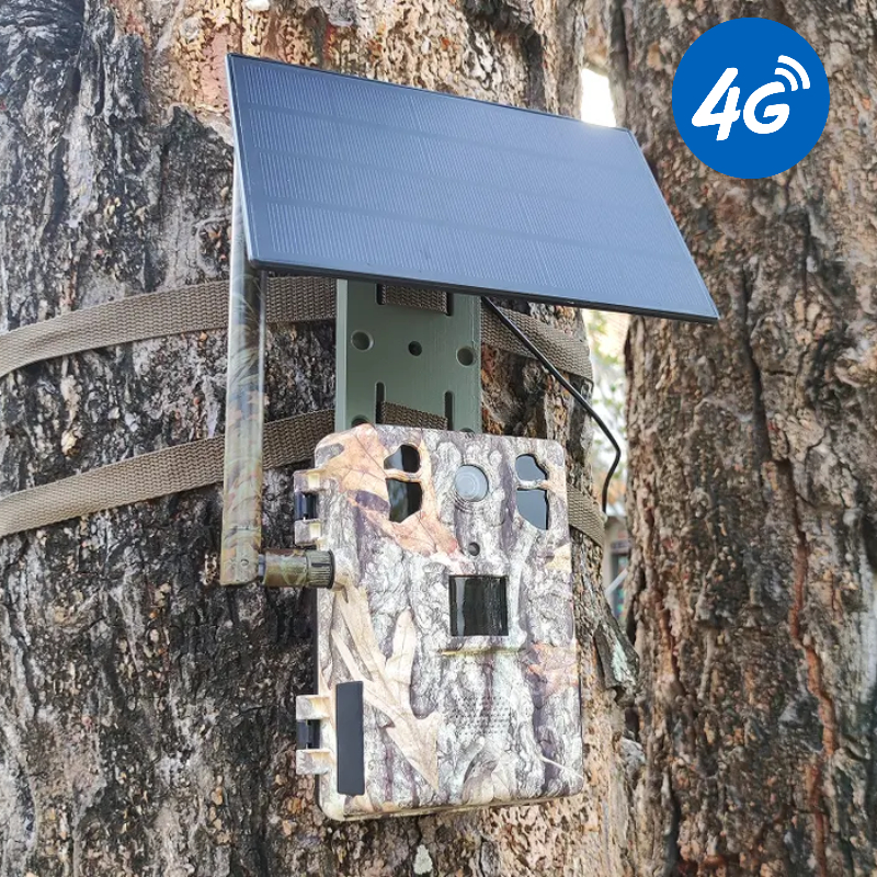 Trail Camera Infrared - 4G LTE Wildlife Solar Hunting Camera