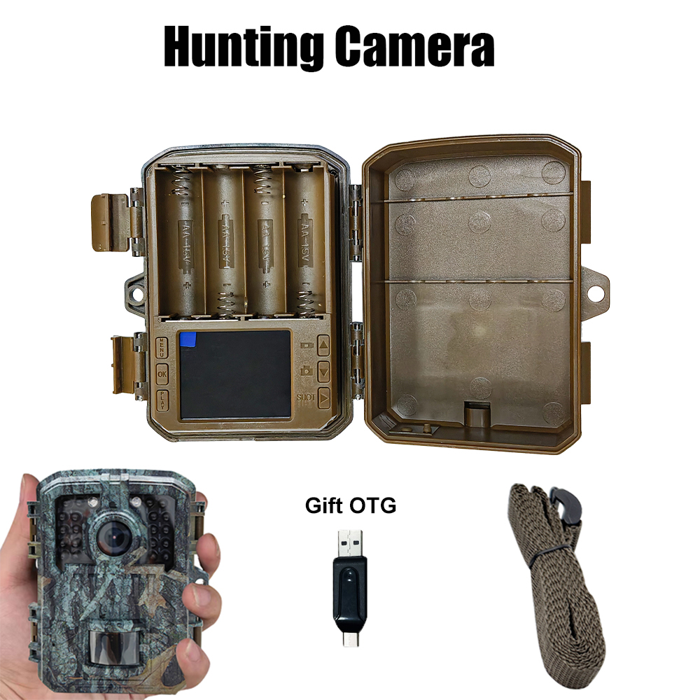Trail Camera Infrared - Hunting Trail Camera 16MP 1080P Wild