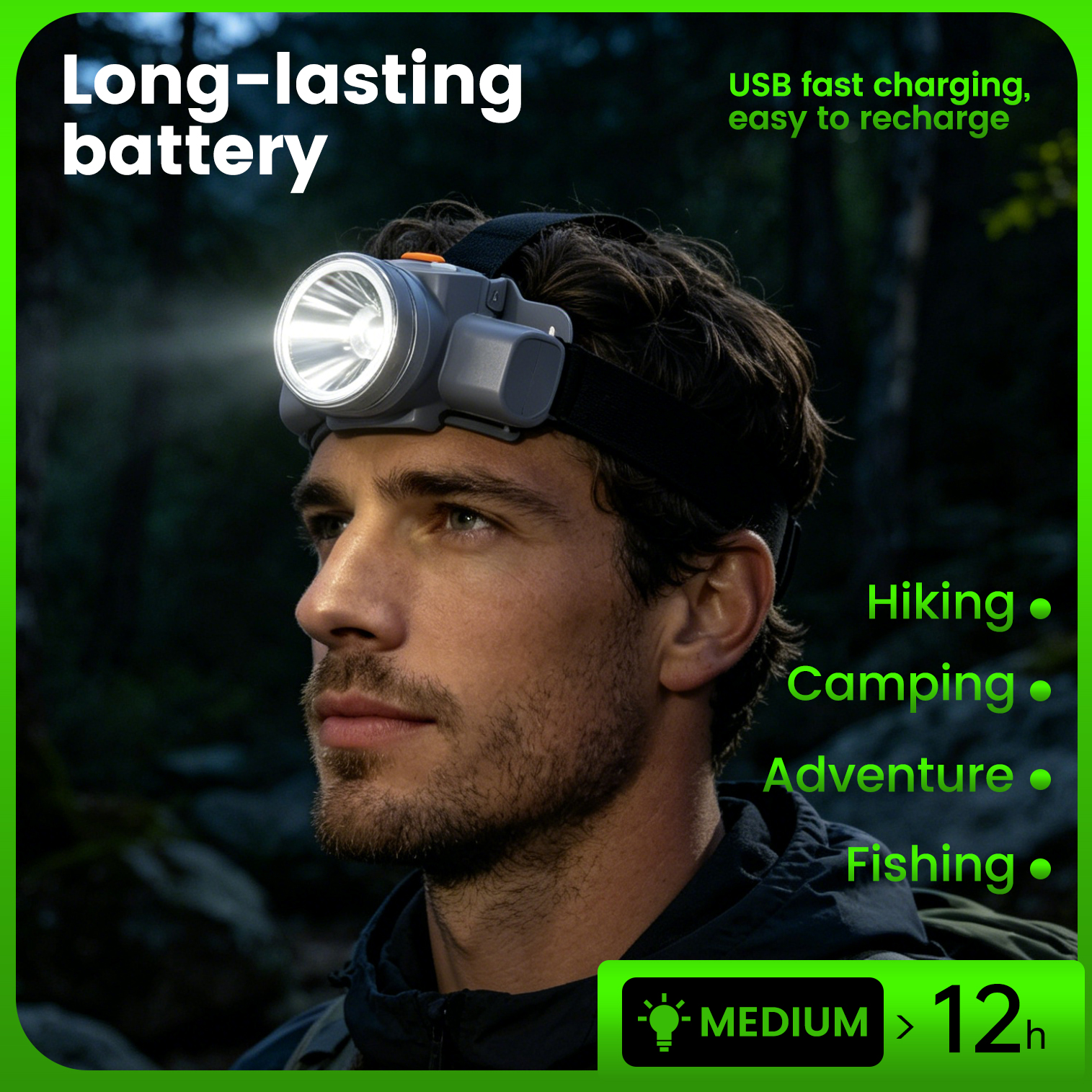 Super Bright Led Flashlight, L - مراجعة Headlamp Tactical Bright وسعره