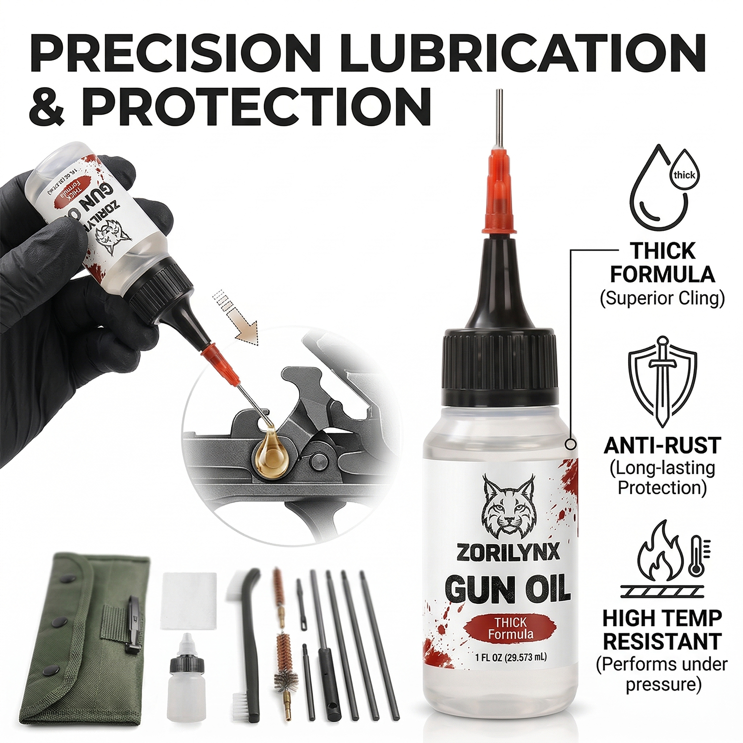 Tactical Gun Cleaning Kit 1oz  - مراجعة Gun Cleaning Rod وسعره