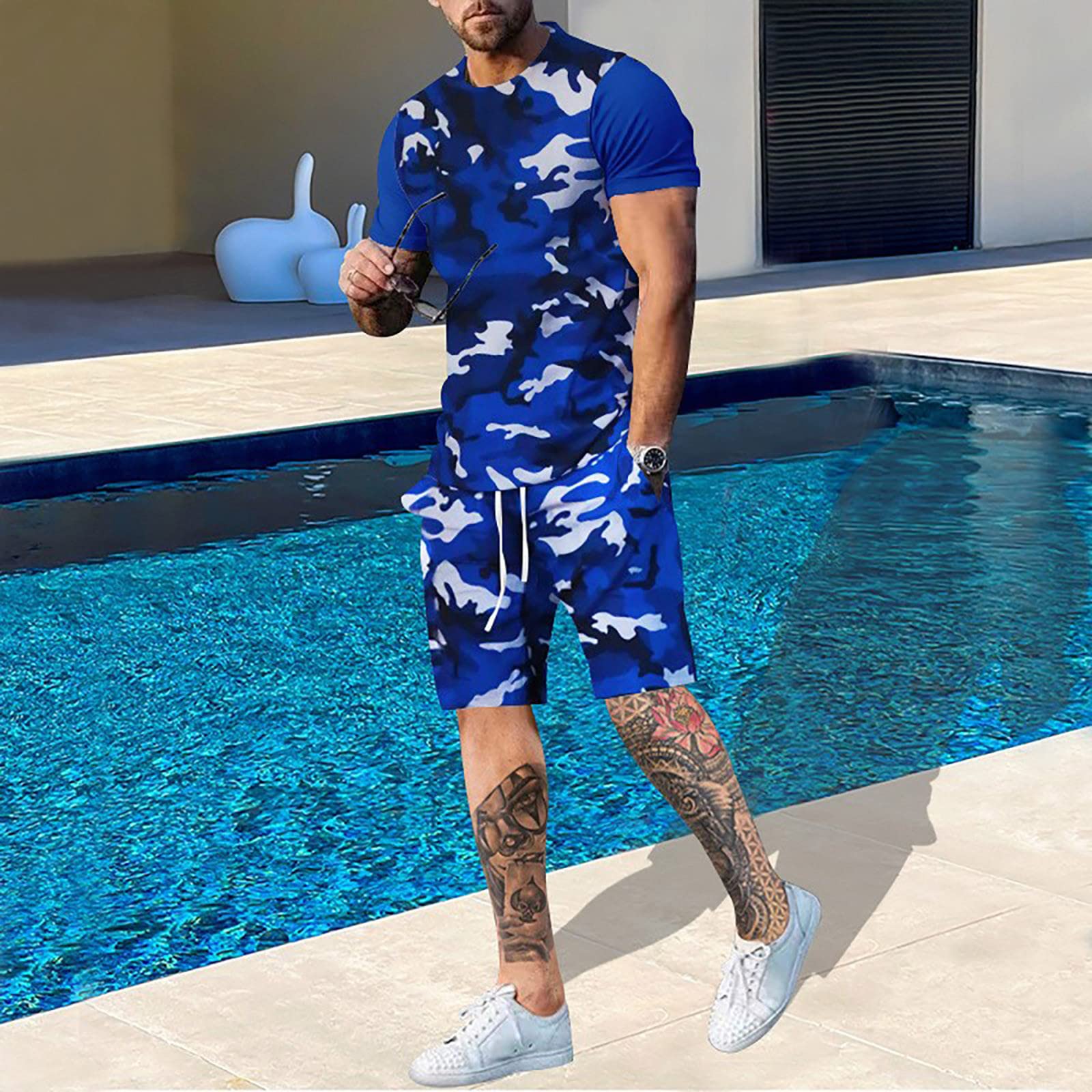 Summer Men Camouflage T shirt  - مراجعة Outdoor Hunting Outfit وسعره