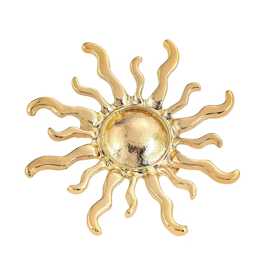 Sunburst Flower Alloy Brooch R - مراجعة Outdoor Hunting Outfit وسعره