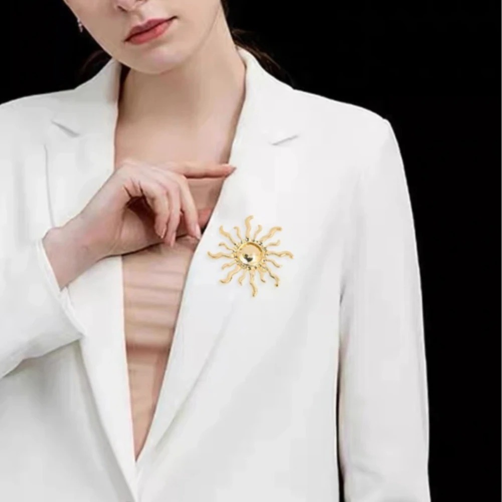 Sunburst Flower Alloy Brooch R - مراجعة Outdoor Hunting Outfit وسعره