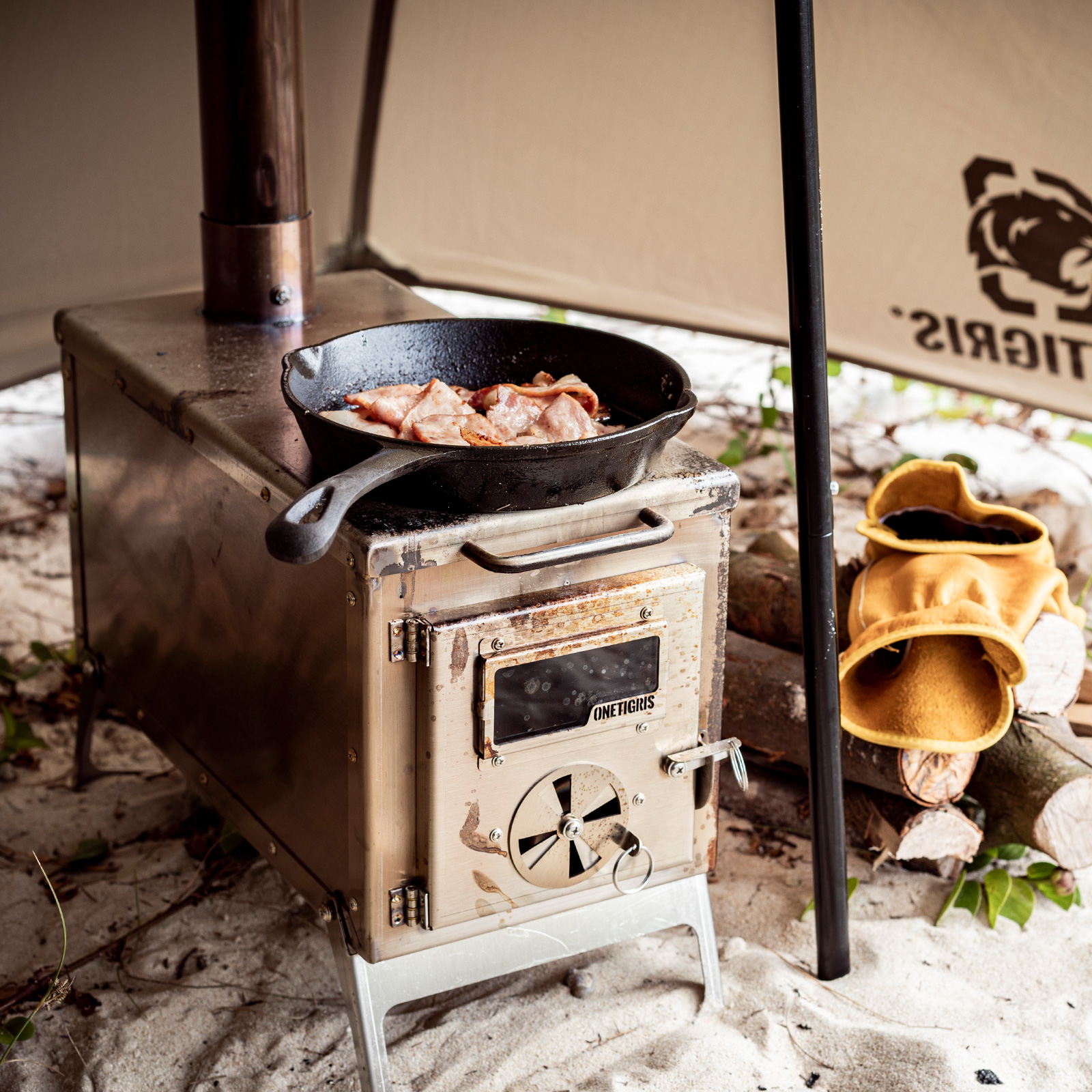 OneTigris Tiger Roar Tent Stov - مراجعة Outdoor Hunting Heater وسعره