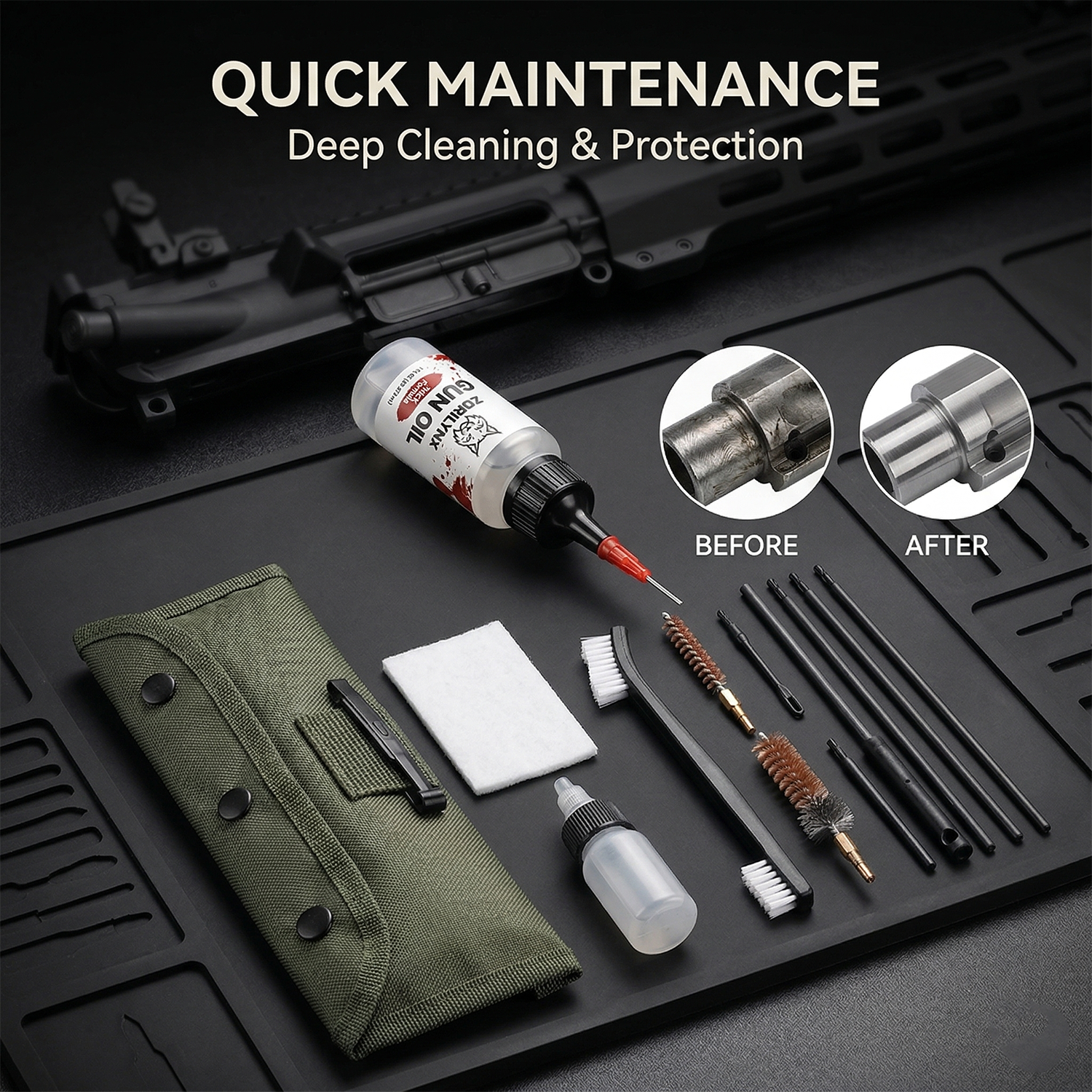 Professional Gun Cleaning Kit  - مراجعة Gun Cleaning Rod وسعره