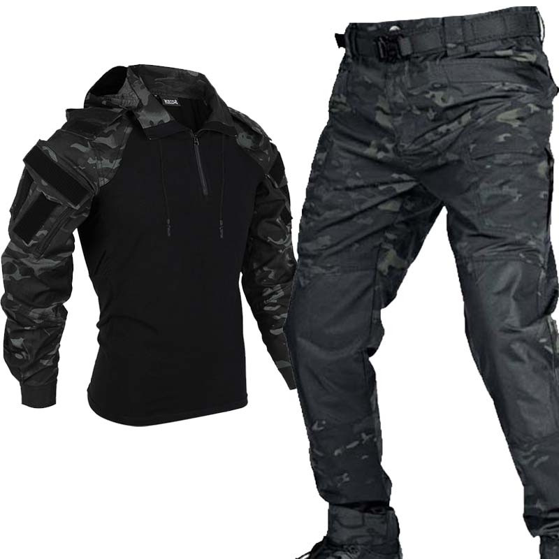 Men's Black Multicam Tactical  - مراجعة Outdoor Hunting Outfit وسعره