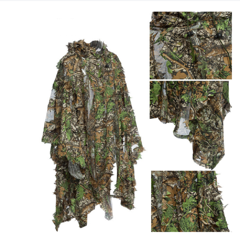 Men Women Kids 3D Leaf Ghillie - مراجعة Outdoor Hunting Outfit وسعره