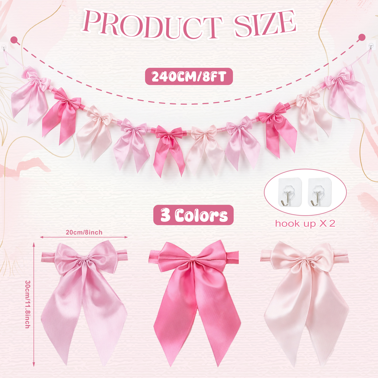 8FT 1 String of 10 Pcs Pink Bo - مراجعة Bow Stringer Tool وسعره