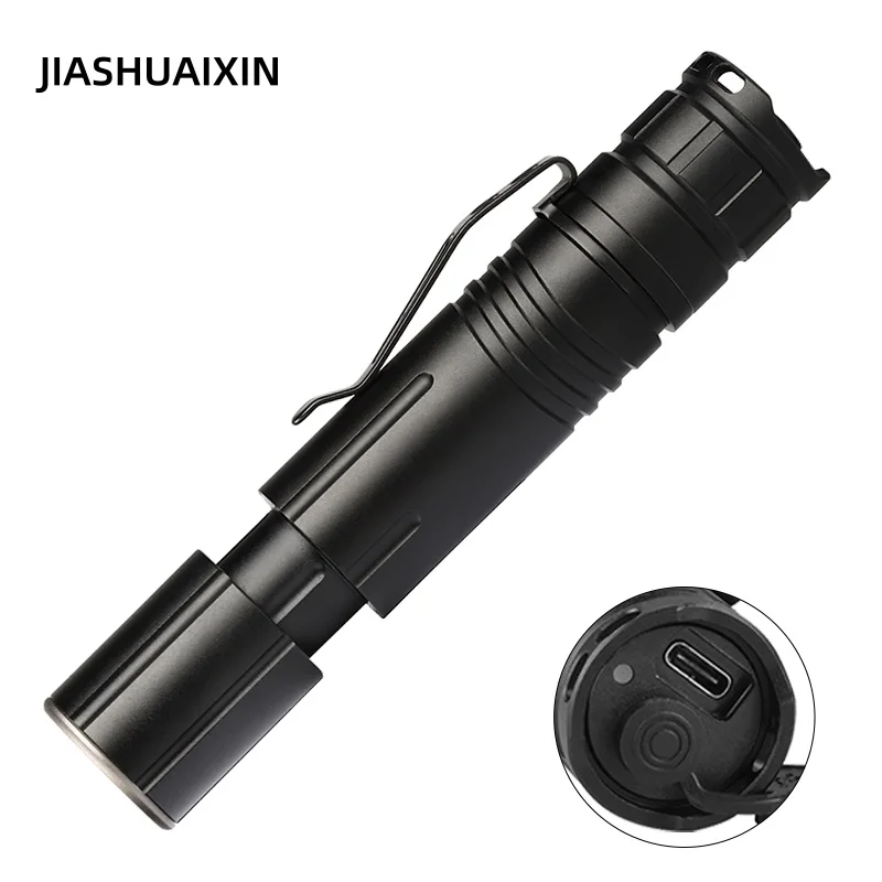 JIASHUAIXIN New XHP50 Zoom Typ - مراجعة Tactical Flashlight Rechargeable وسعره