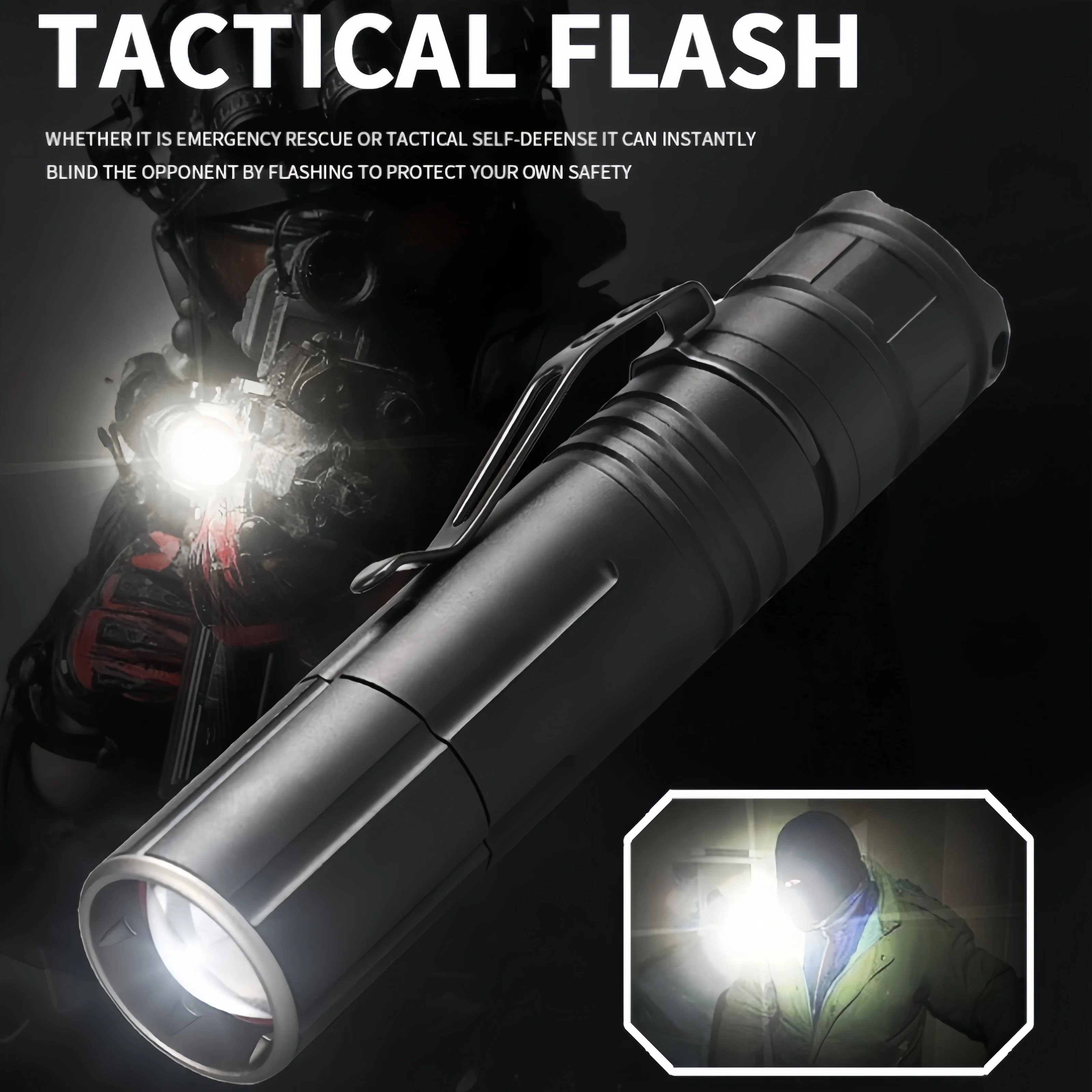 JIASHUAIXIN New XHP50 Zoom Typ - مراجعة Tactical Flashlight Rechargeable وسعره