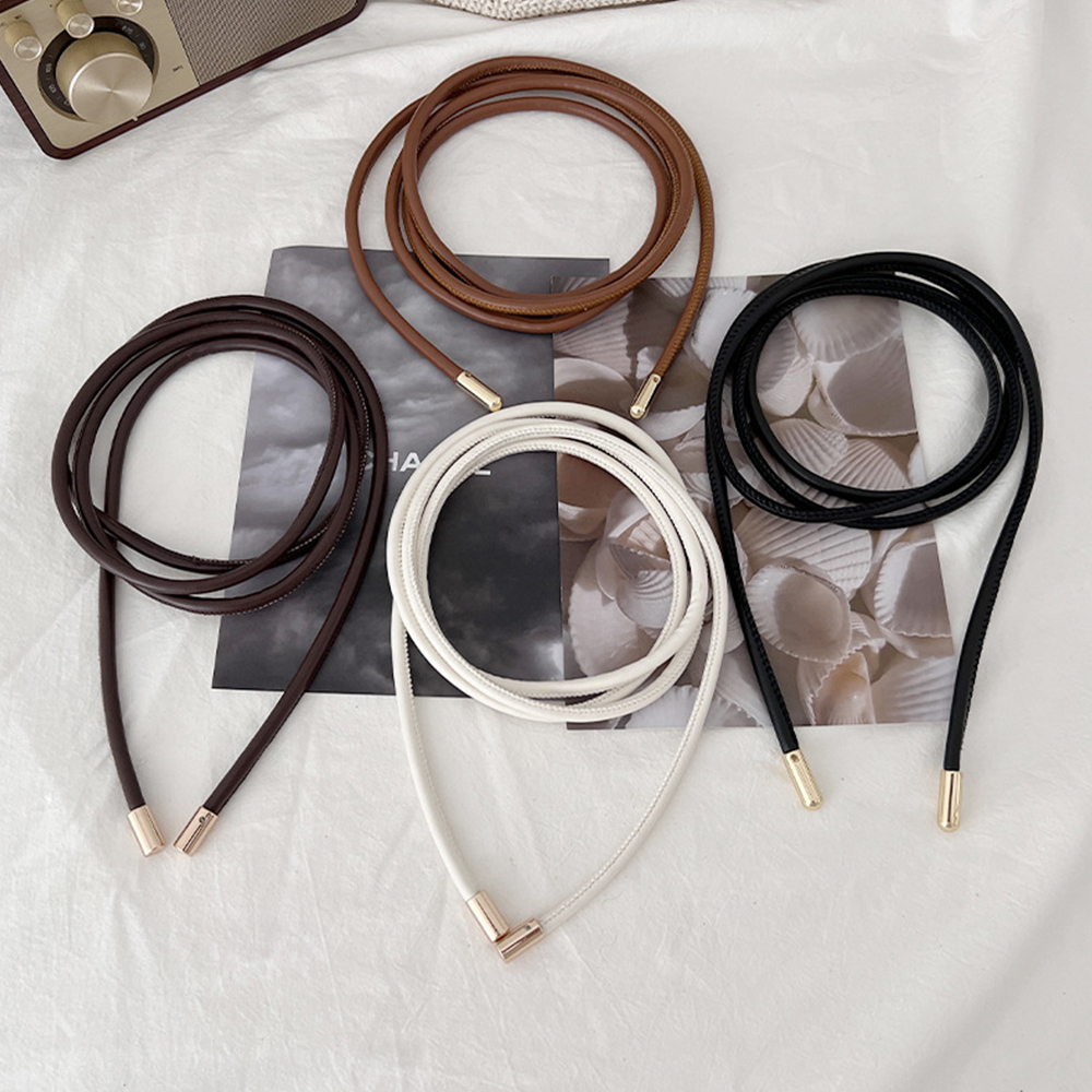 New Round Leather Thin Belt Wo - مراجعة Bow Stringer Tool وسعره