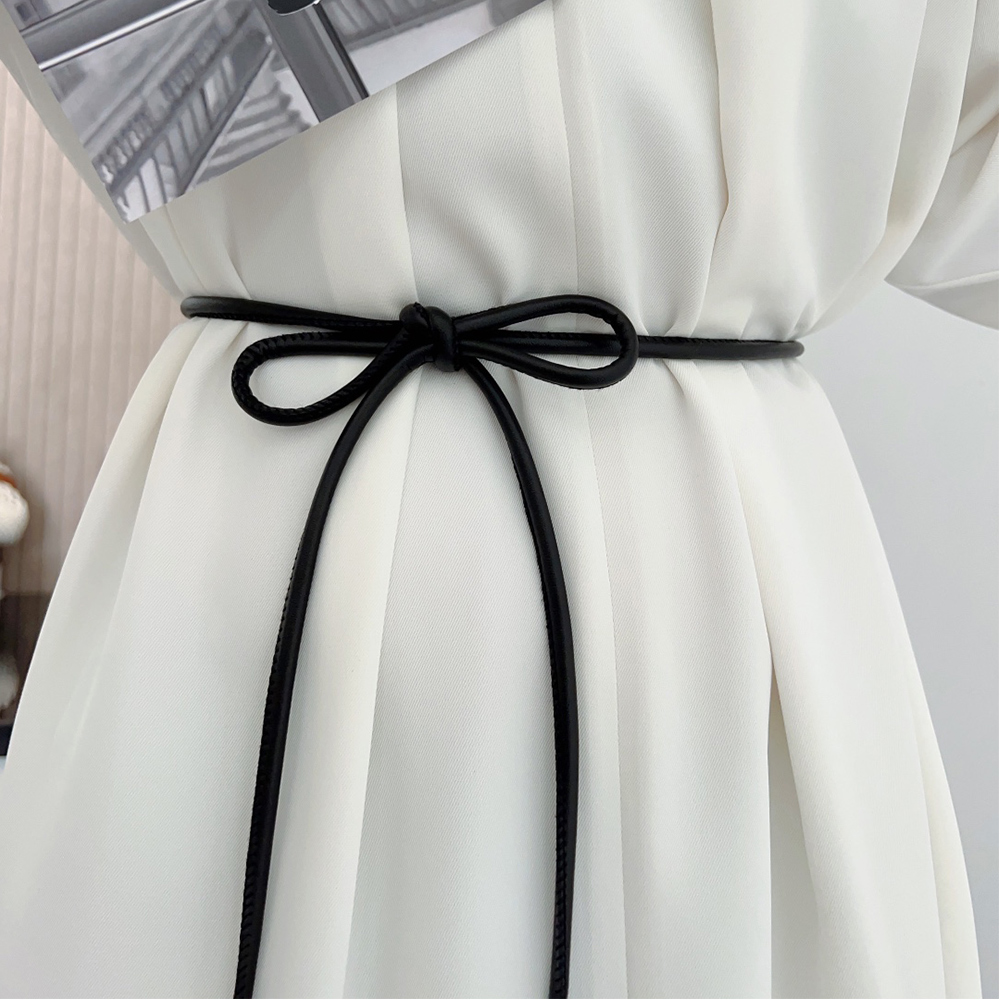New Round Leather Thin Belt Wo - مراجعة Bow Stringer Tool وسعره