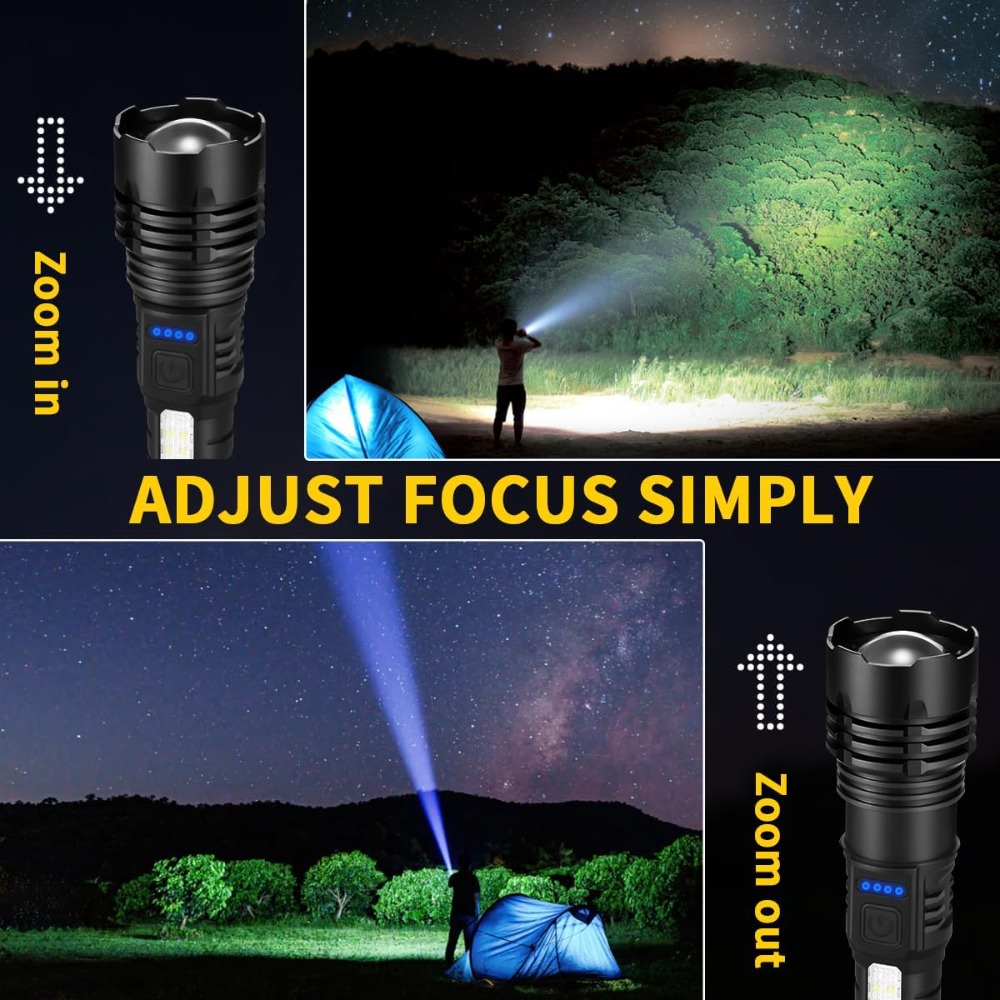 Rechargeable Flashlights High  - مراجعة Tactical Flashlight Rechargeable وسعره
