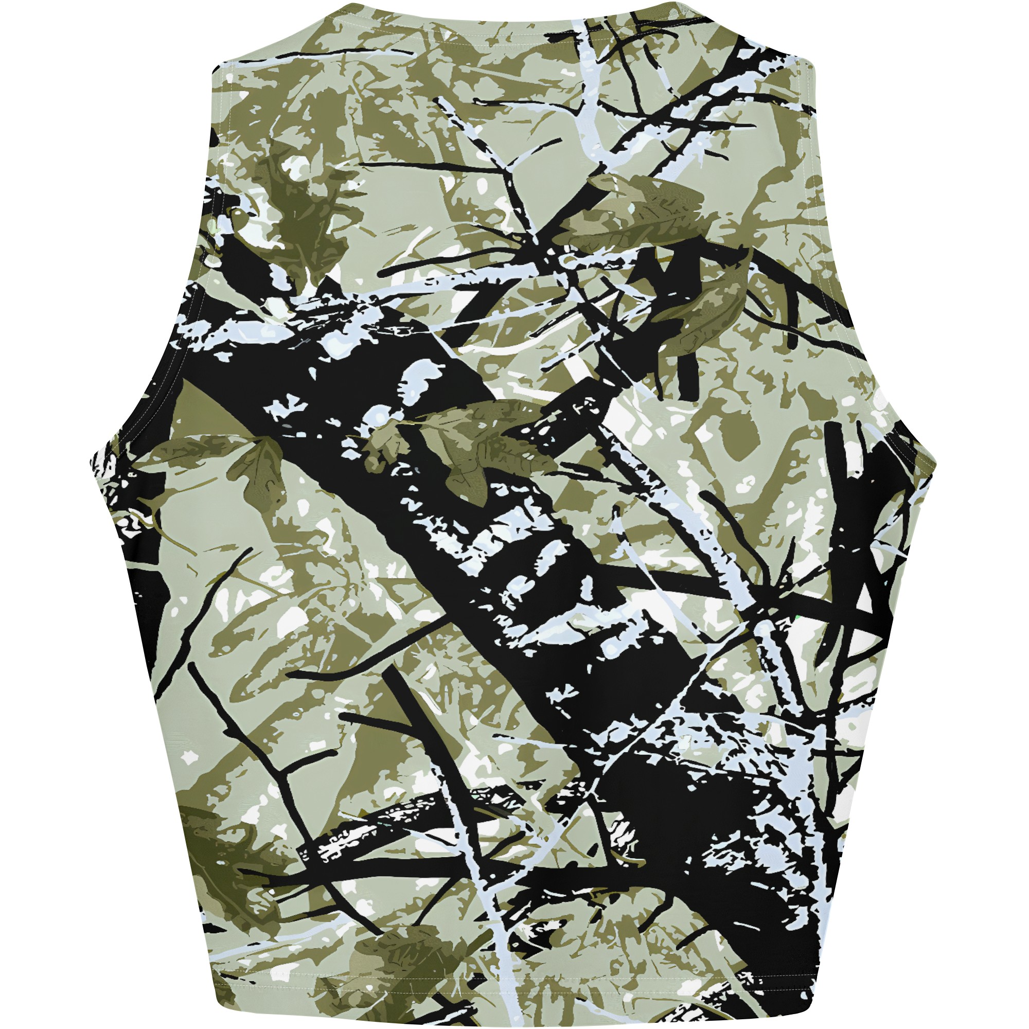Camo Crop Top, Green Camouflag - مراجعة Outdoor Hunting Outfit وسعره