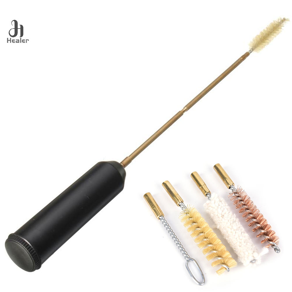 7pcs/set 22/45/357/9 Mm Pocket - مراجعة Gun Cleaning Rod وسعره