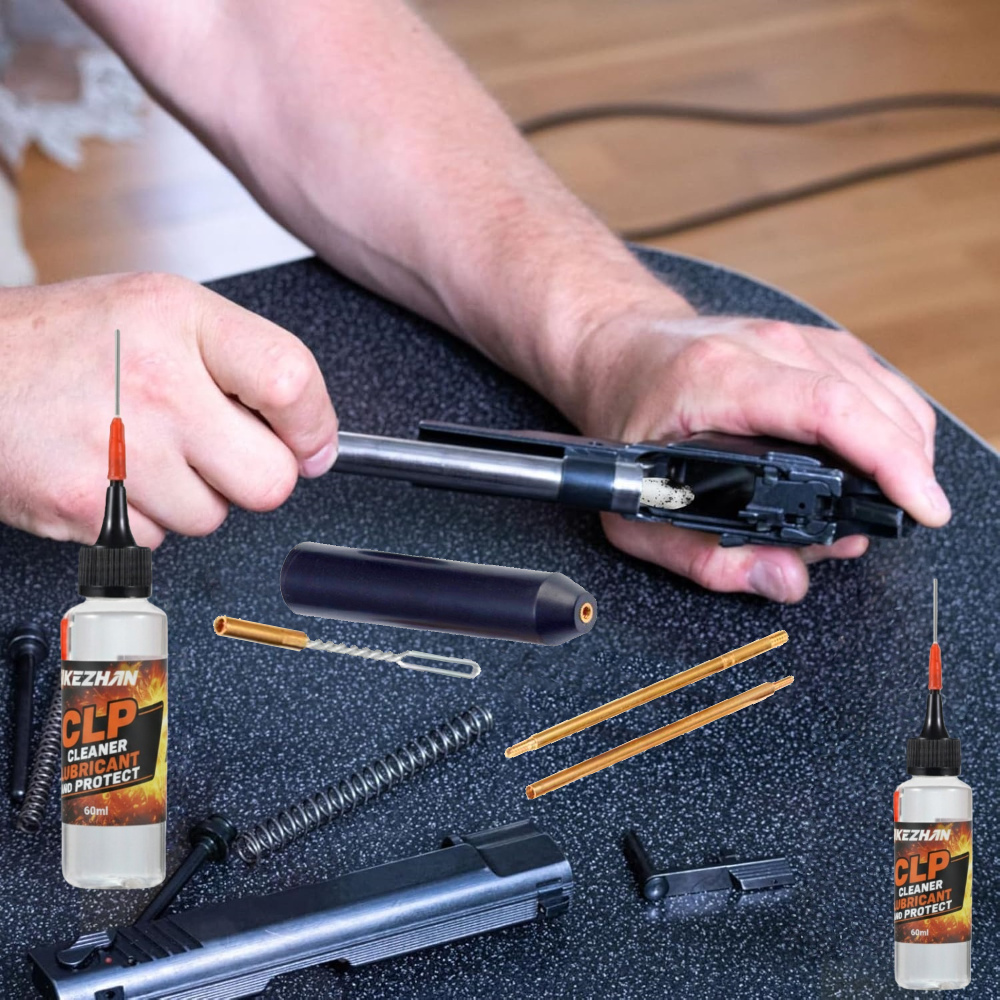 8Pcs/Set Hand Gun Rod Brush Po - مراجعة Gun Cleaning Rod وسعره