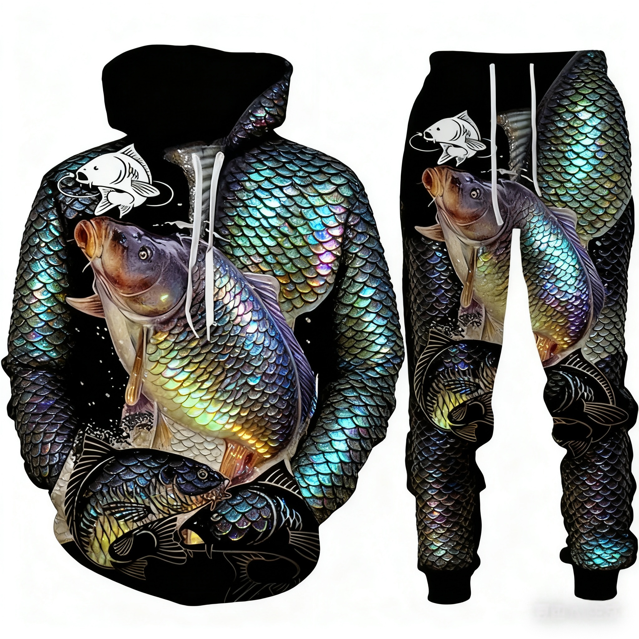 Popular Bass Fishing 3D Print  - مراجعة Outdoor Hunting Outfit وسعره
