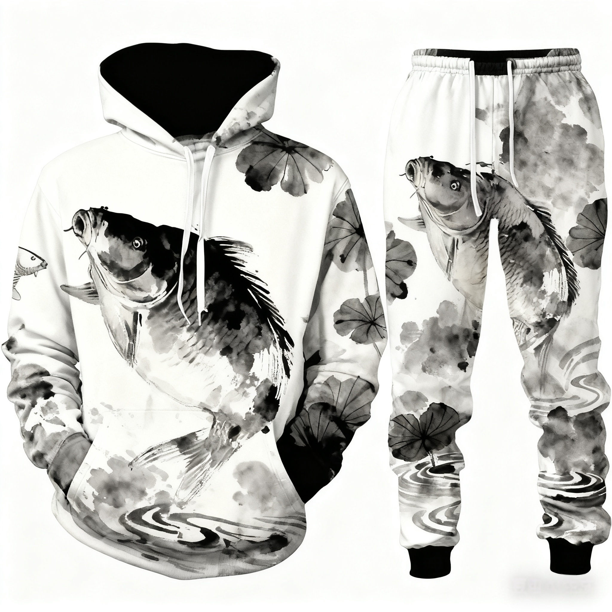 Popular Bass Fishing 3D Print  - مراجعة Outdoor Hunting Outfit وسعره