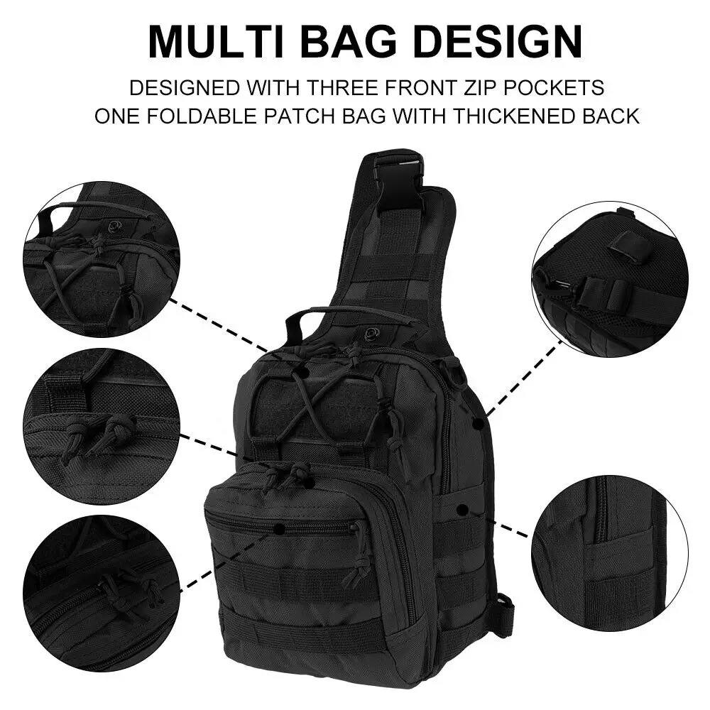 Waterproof Crossbody Chest Bag - مراجعة Outdoor Hunting Bike وسعره