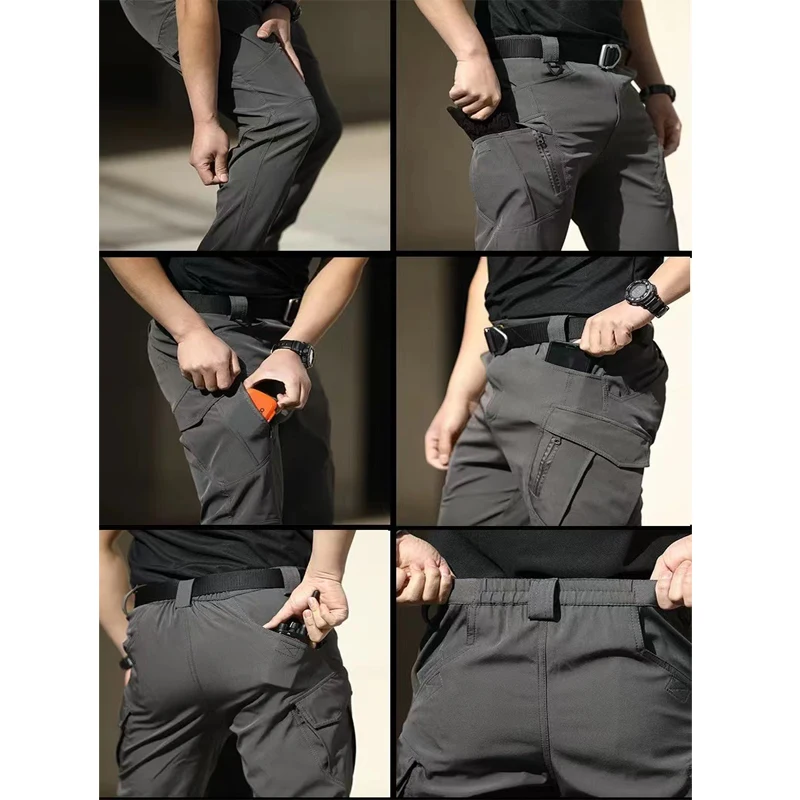 Men's Elastic Hiking Trekking  - مراجعة Outdoor Hunting Pants Women وسعره