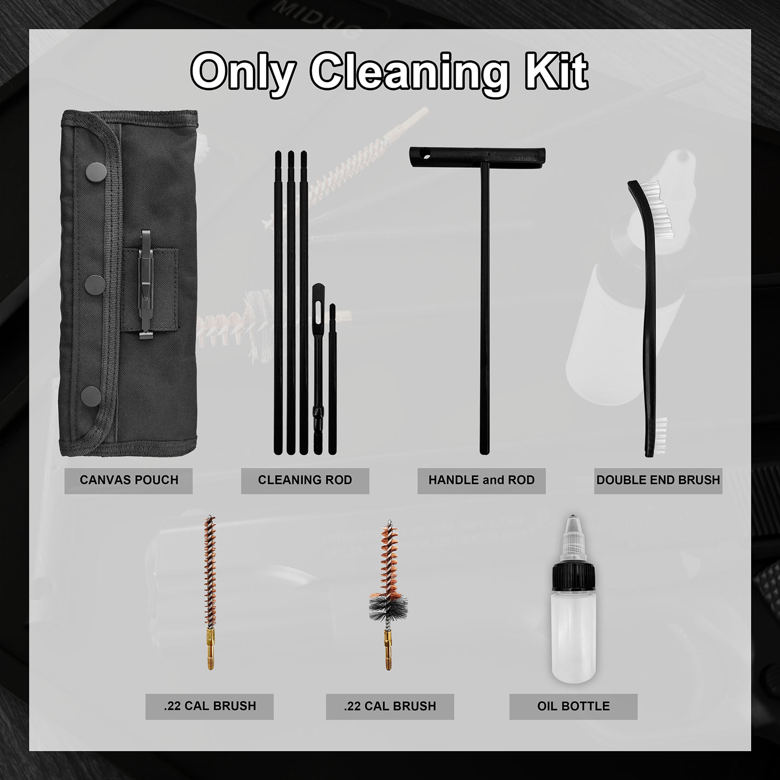 Gun Cleaning Kit with Nylon Br - مراجعة Gun Cleaning Rod وسعره