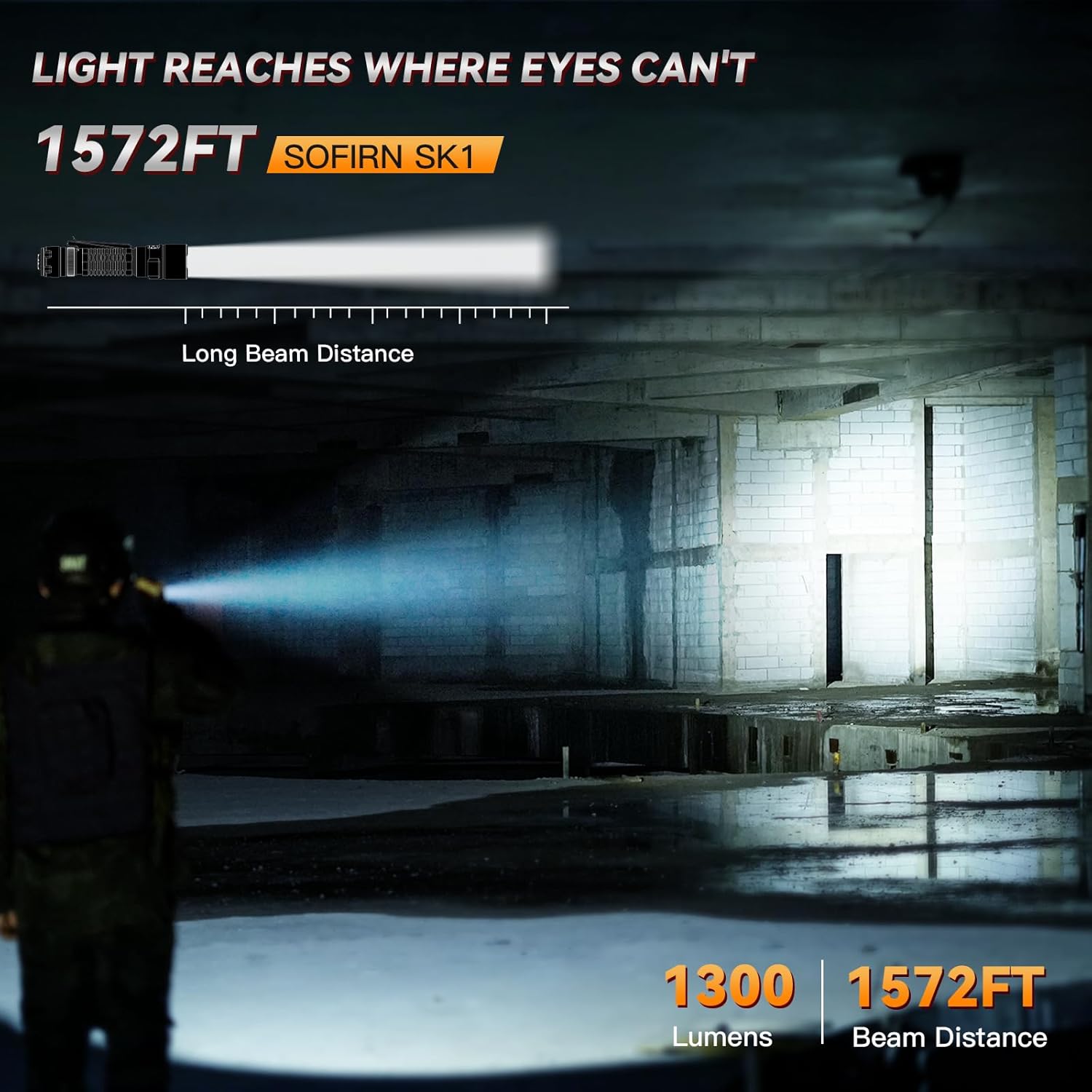 Tactical Long Throw Flashlight - مراجعة Tactical Flashlight Rechargeable وسعره