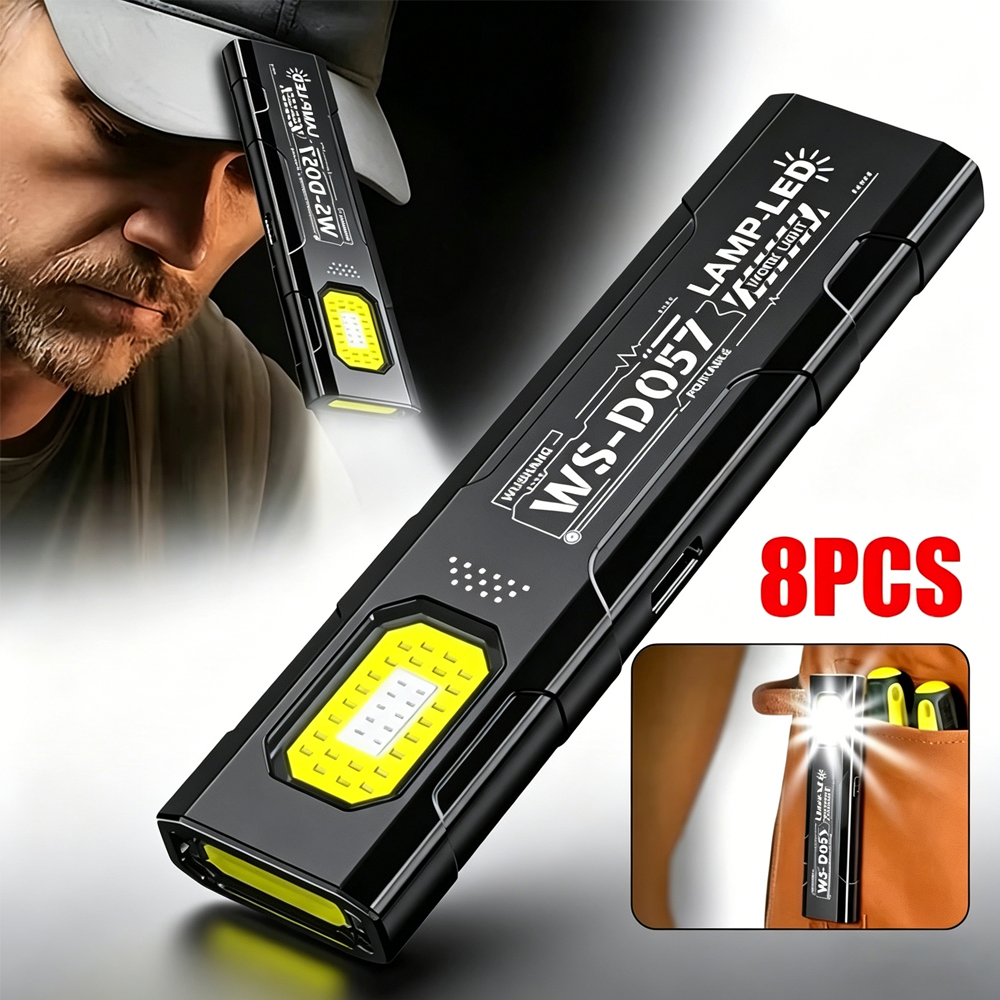 Powerful Mini COB Keychain Fla - مراجعة Tactical Flashlight Rechargeable وسعره