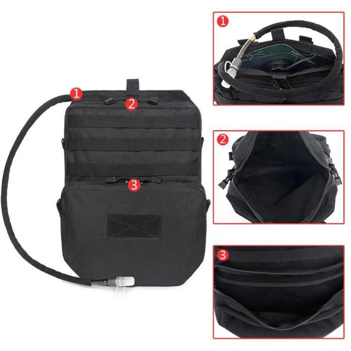 Outdoor Molle Bag Camping Hydr - مراجعة Outdoor Hunting Equipment وسعره