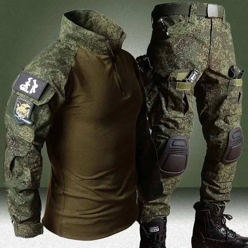 Outdoor RU Camo Tactical Sets  - مراجعة Outdoor Hunting Pants Women وسعره