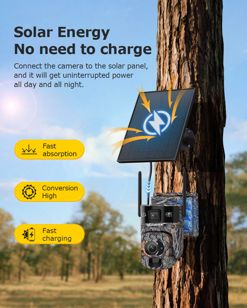 INQMEGA 4G Solar Trail Camera  - مراجعة Trail Camera Infrared وسعره