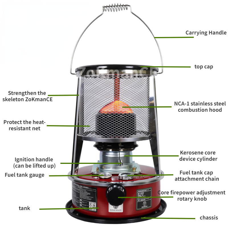 4.5L Portable Kerosene Stove H - مراجعة Outdoor Hunting Heater وسعره
