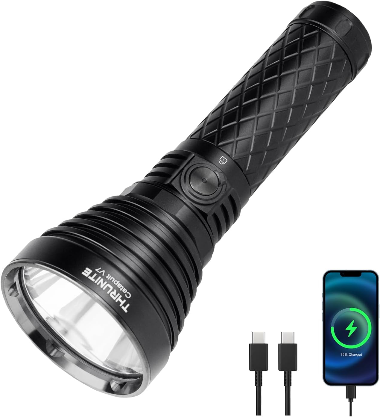 4010 Lumen Long Range USB-C Re - مراجعة Tactical Flashlight Rechargeable وسعره