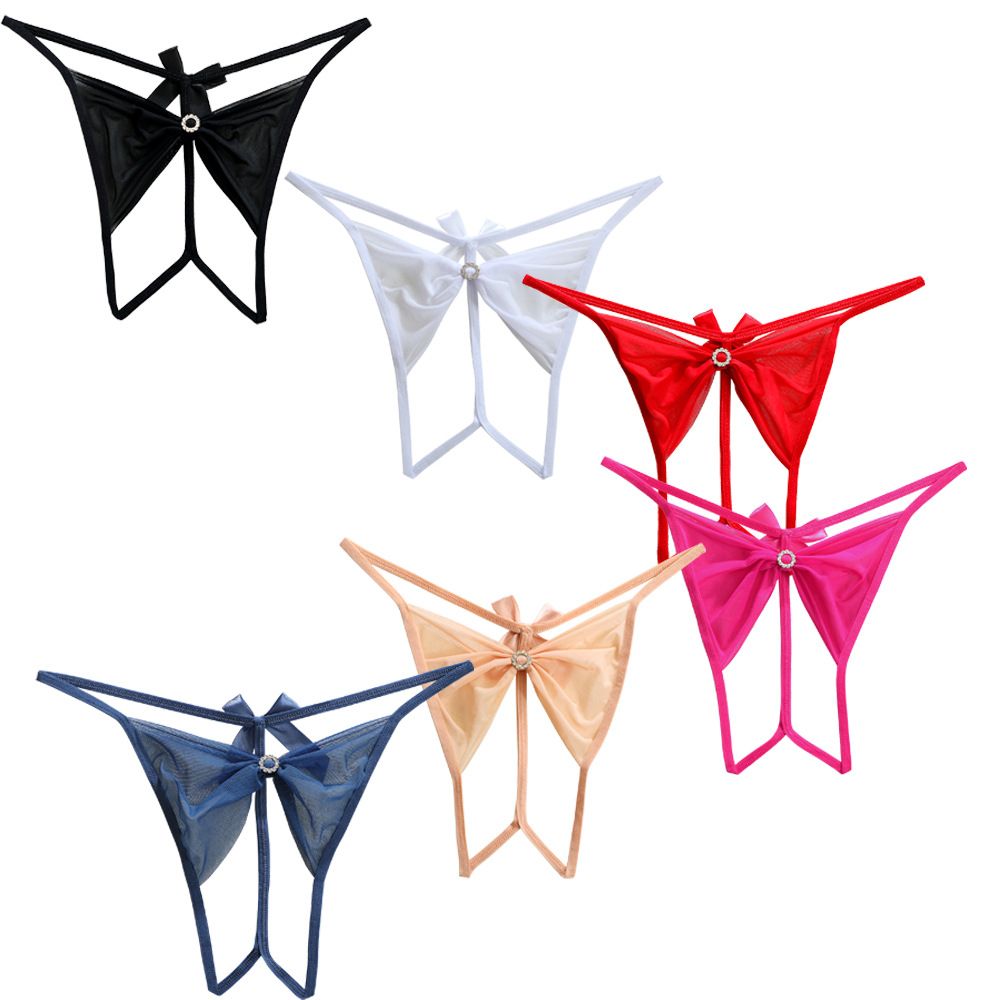Women Cute Bow Mesh Lace Thong - مراجعة Bow Stringer Tool وسعره