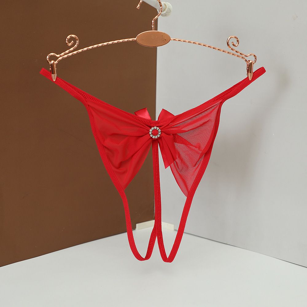 Women Cute Bow Mesh Lace Thong - مراجعة Bow Stringer Tool وسعره