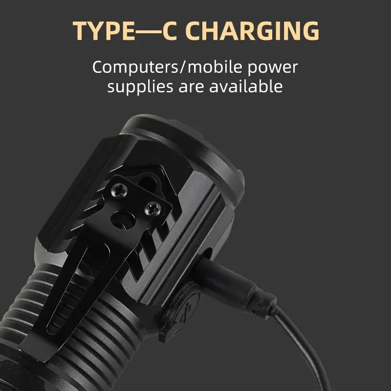 Portable Mini LED Handheld Fla - مراجعة Tactical Flashlight Rechargeable وسعره