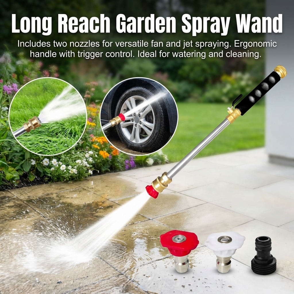 High-Pressure Water-Gun with 2 - مراجعة Gun Cleaning Rod وسعره