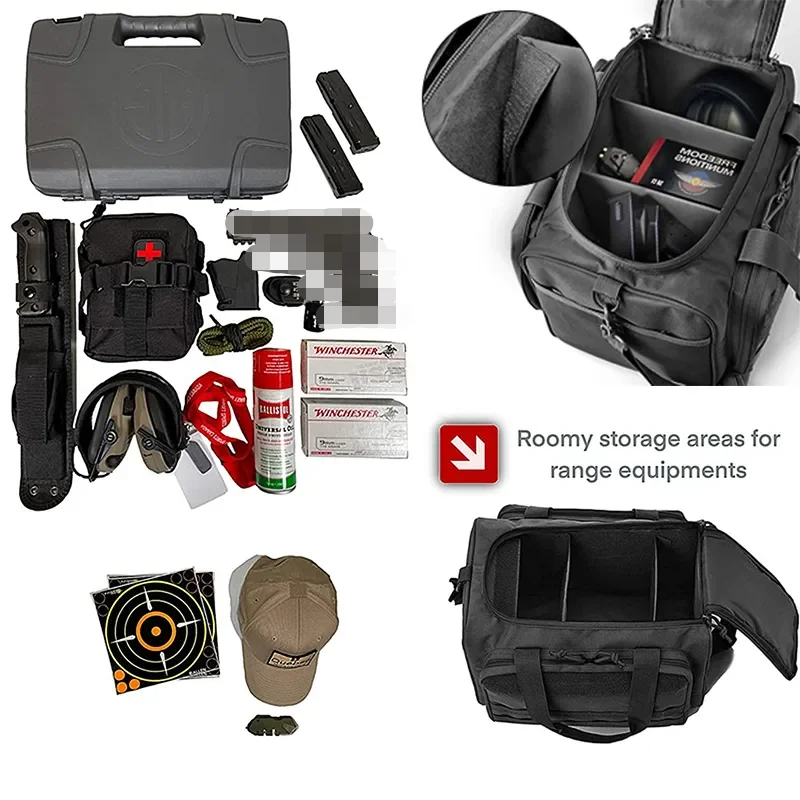 Gun Range Storage Bag with MOL - مراجعة Outdoor Hunting Equipment وسعره