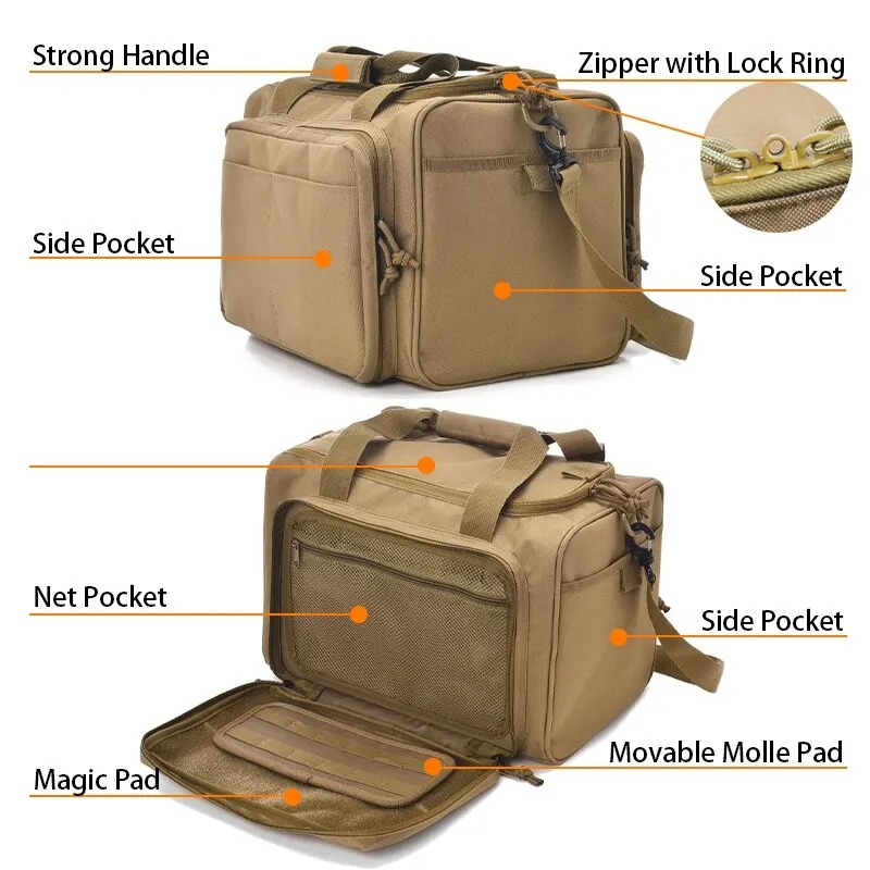 Gun Range Storage Bag with MOL - مراجعة Outdoor Hunting Equipment وسعره