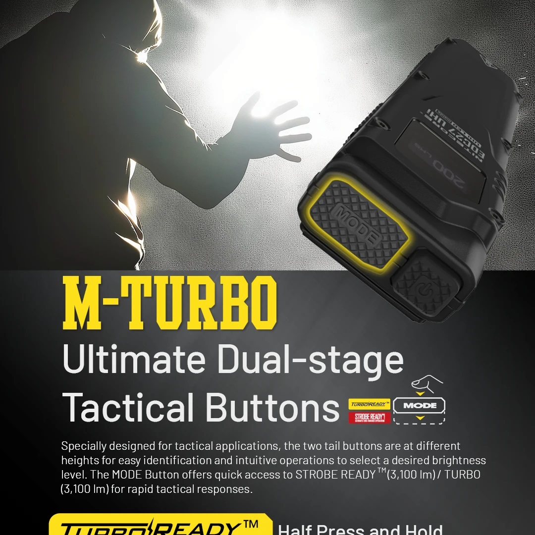 Convoy UHi Tactical EDC Flashl - مراجعة Tactical Flashlight Rechargeable وسعره