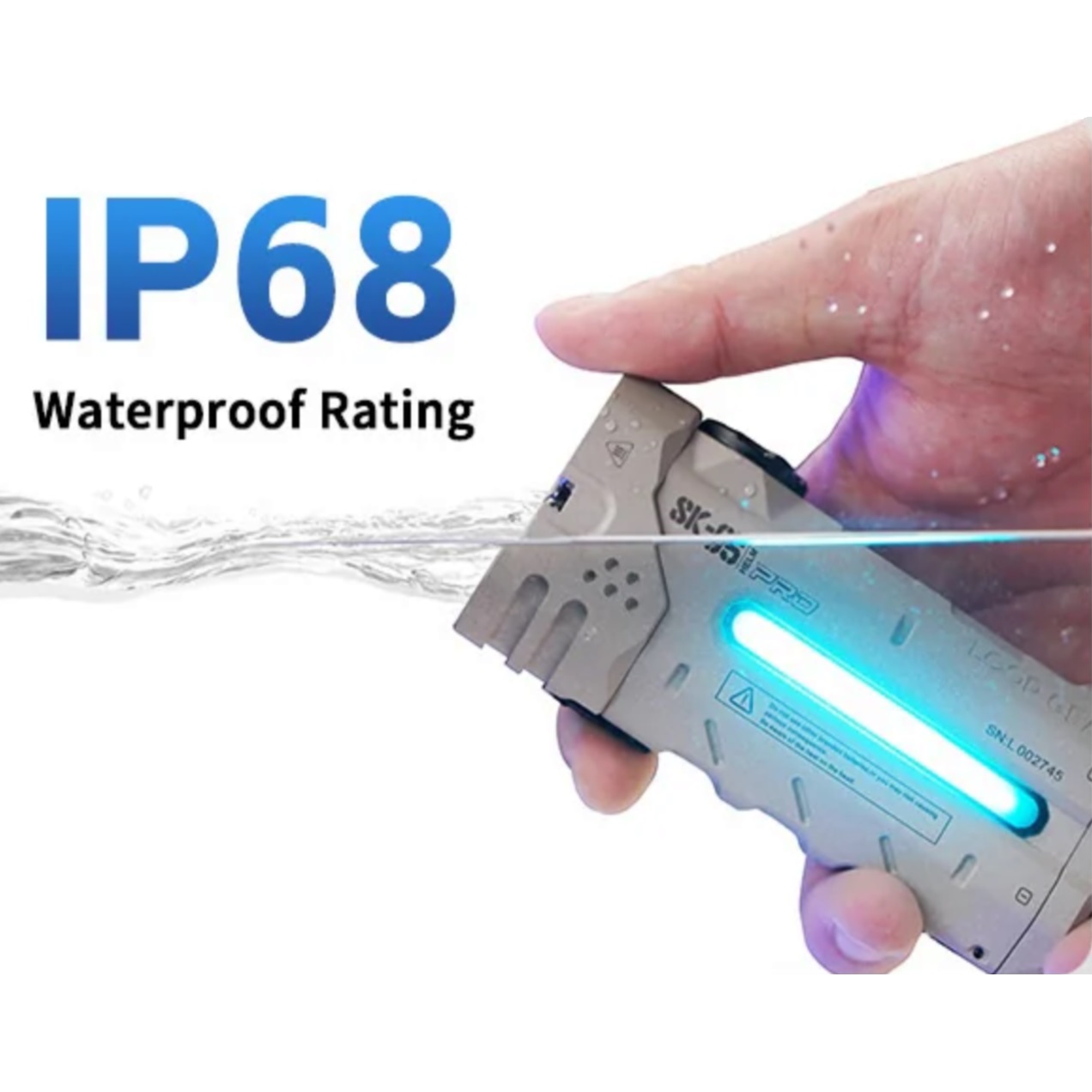 LOOP Multi functional MAO Flat - مراجعة Tactical Flashlight Rechargeable وسعره