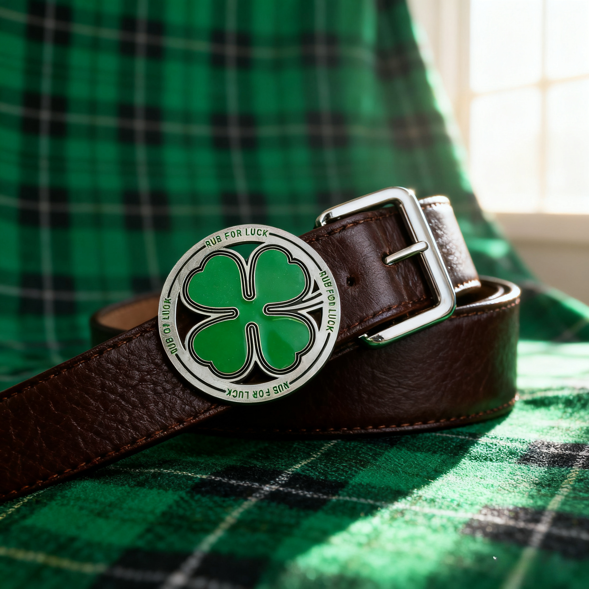 Four Leaf Clover Belt Buckle R - مراجعة Outdoor Hunting Outfit وسعره