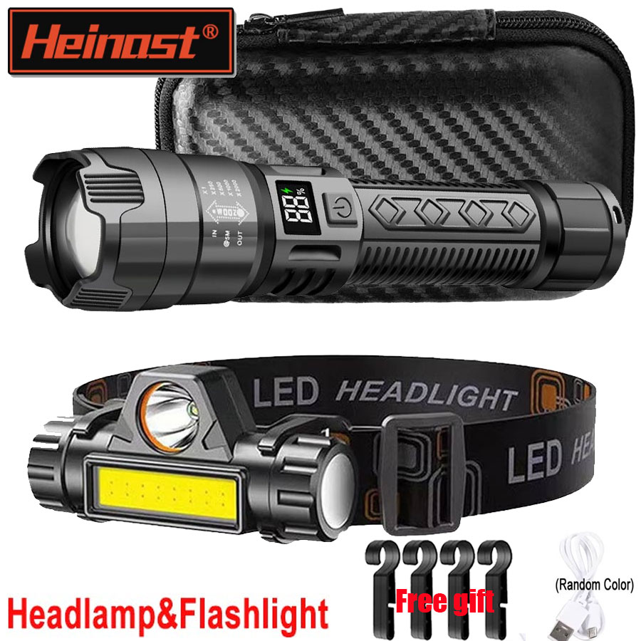 High Strong Power Led Flashlig - مراجعة Headlamp Tactical Bright وسعره