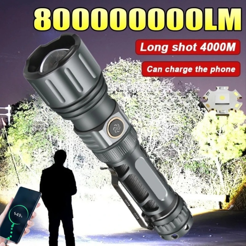 Super Bright Flashlight Portab - مراجعة Tactical Flashlight Rechargeable وسعره