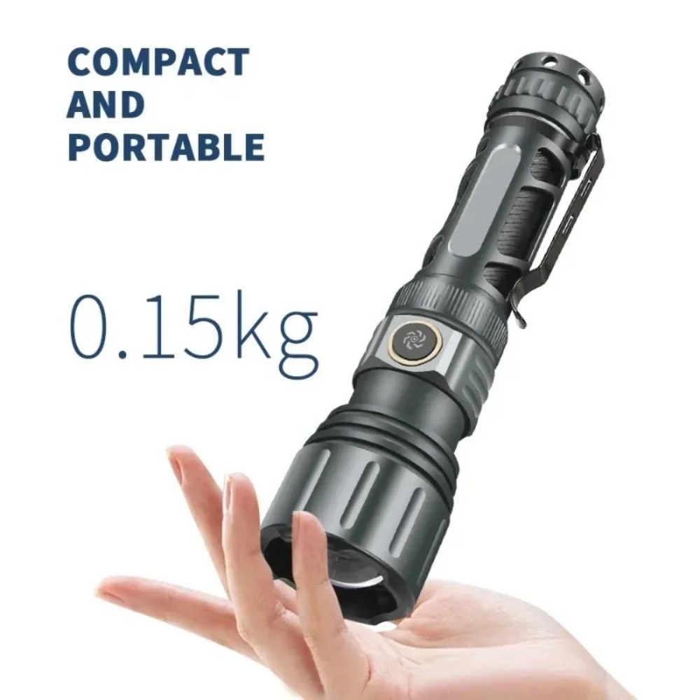 Super Bright Flashlight Portab - مراجعة Tactical Flashlight Rechargeable وسعره