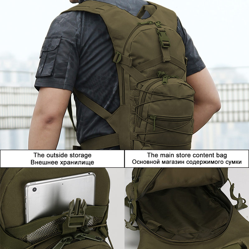15L Molle Tactical Backpack 80 - مراجعة Outdoor Hunting Bike وسعره