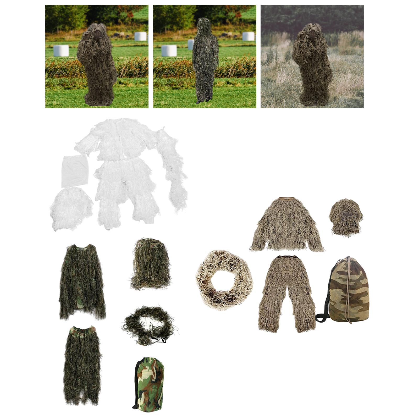Kids Ghillie Suit Apparel Fanc - مراجعة Outdoor Hunting Outfit وسعره