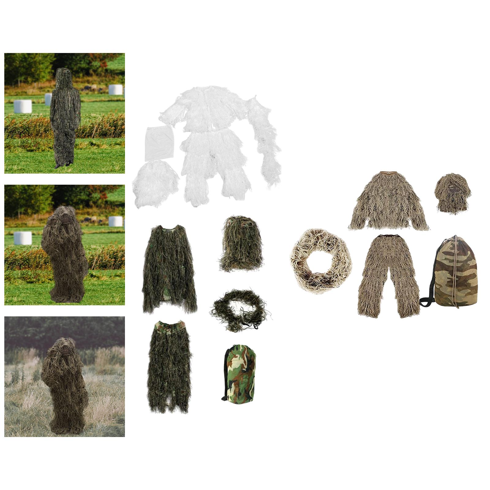 Kids Ghillie Suit Apparel Fanc - مراجعة Outdoor Hunting Outfit وسعره