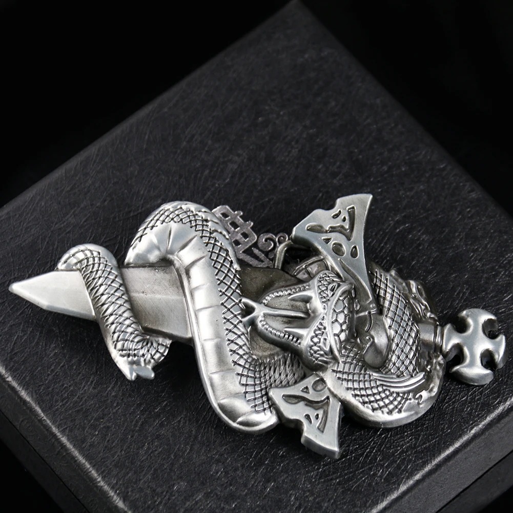 Snake Totem Knife Sword Belt B - مراجعة Outdoor Hunting Outfit وسعره