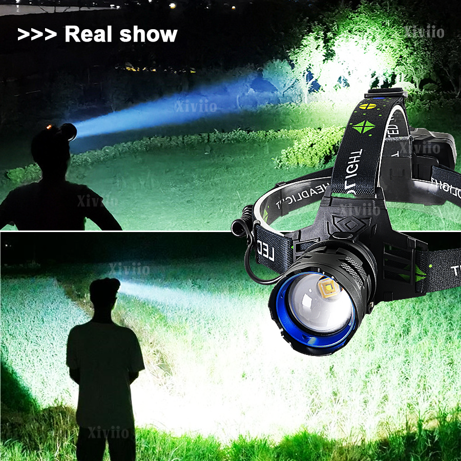 High Power LED Headlamp USB Re - مراجعة Headlamp Tactical Bright وسعره